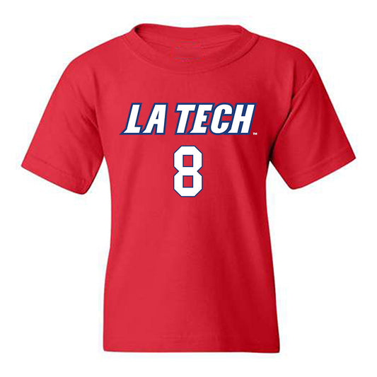 LA Tech - NCAA Women's Volleyball : Grace Krohn - Replica Shersey Youth T-Shirt-0