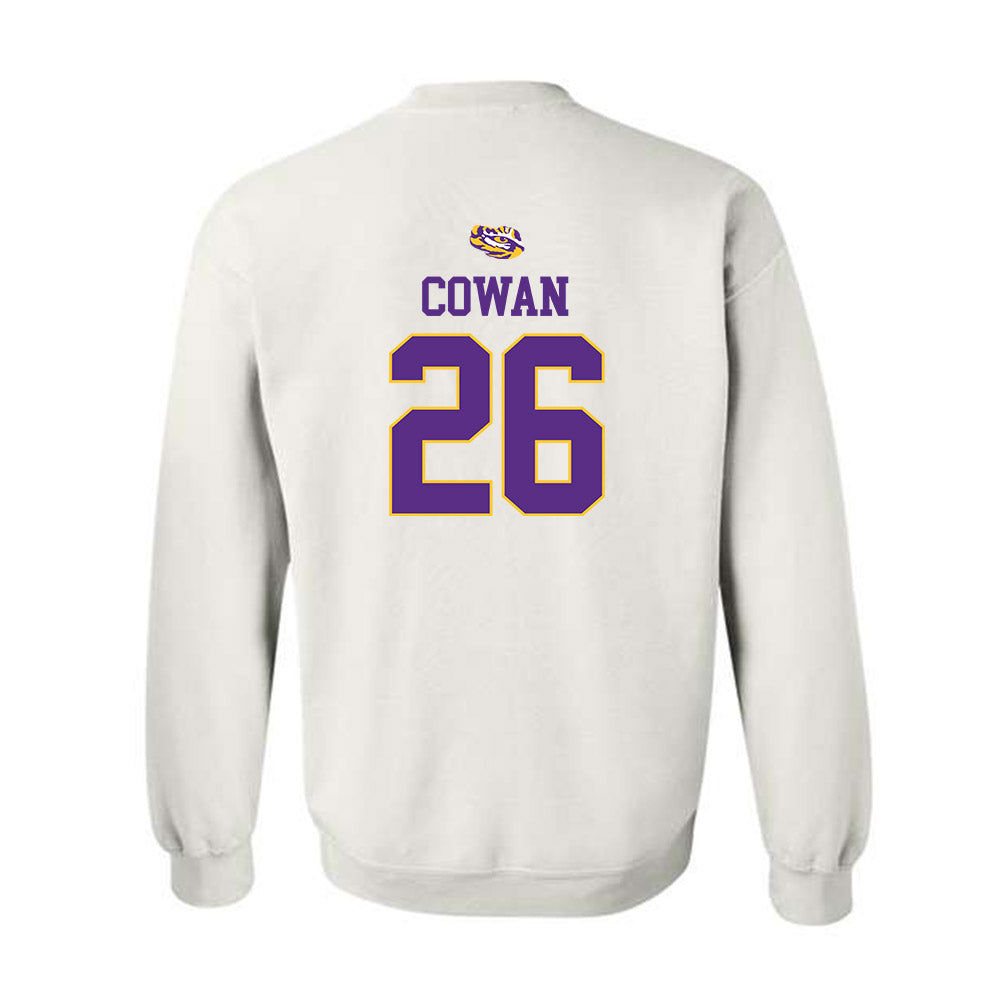 LSU - NCAA Baseball : Zac Cowan - Replica Shersey Crewneck Sweatshirt-1