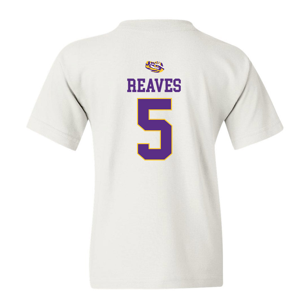 LSU - NCAA Baseball : Tanner Reaves - Replica Shersey Youth T-Shirt