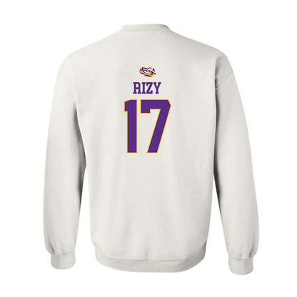 LSU - NCAA Baseball : Mavrick Rizy - Replica Shersey Crewneck Sweatshirt-1