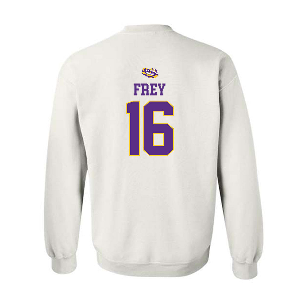 LSU - NCAA Baseball : Ethan Frey - Replica Shersey Crewneck Sweatshirt-1