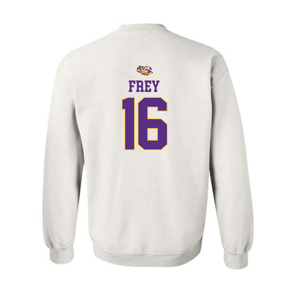 LSU - NCAA Baseball : Ethan Frey - Replica Shersey Crewneck Sweatshirt-1