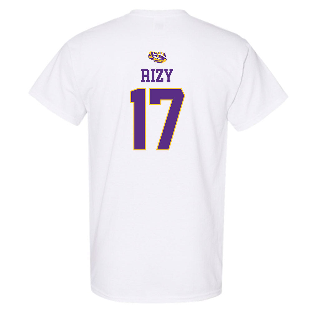 LSU - NCAA Baseball : Mavrick Rizy - Replica Shersey T-Shirt-1