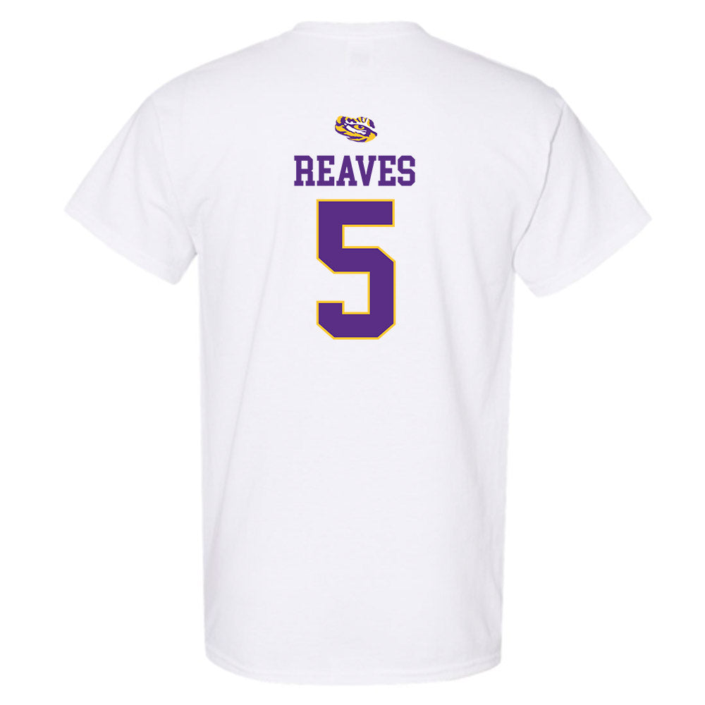 LSU - NCAA Baseball : Tanner Reaves - Replica Shersey T-Shirt