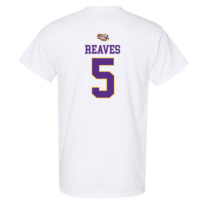 LSU - NCAA Baseball : Tanner Reaves - Replica Shersey T-Shirt