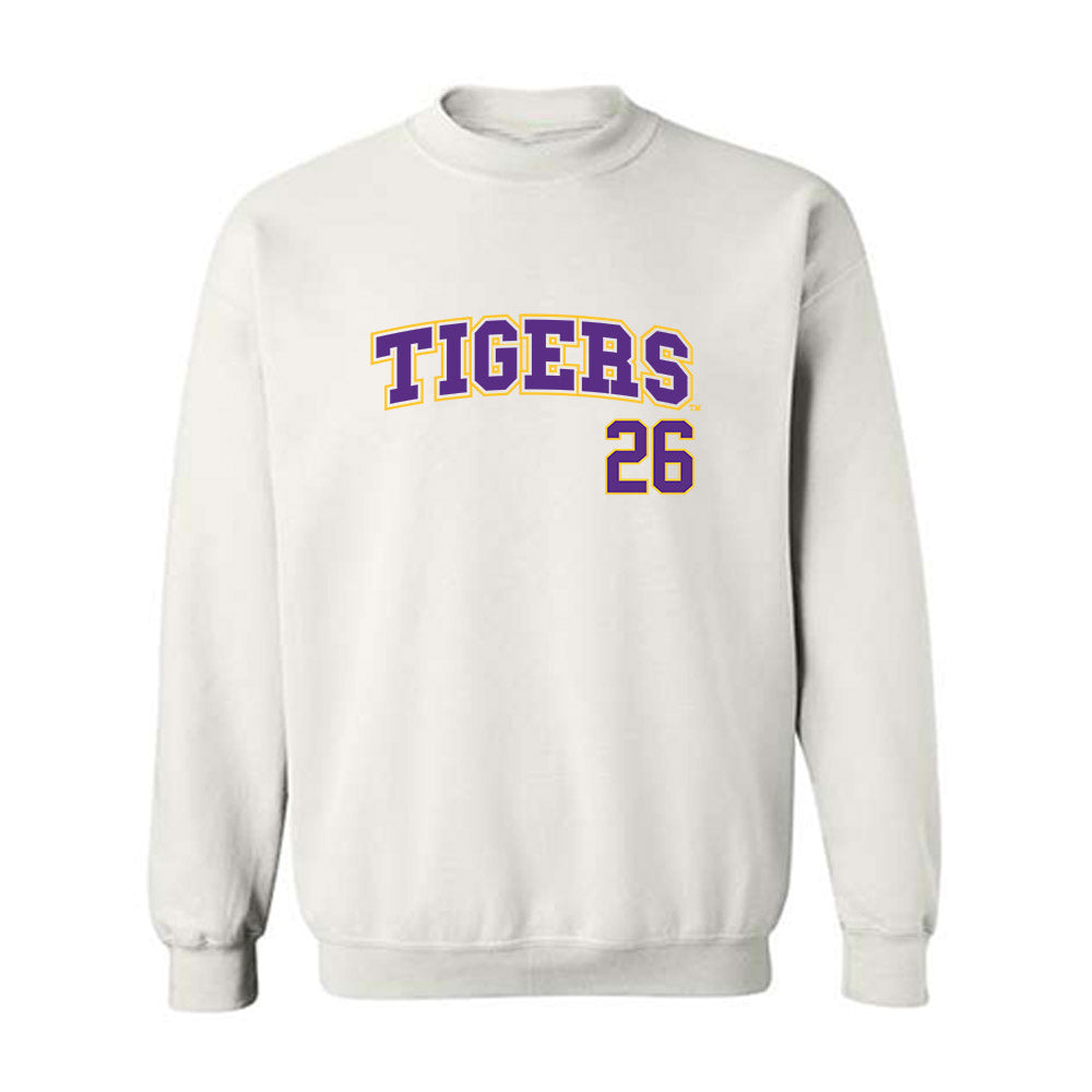 LSU - NCAA Baseball : Zac Cowan - Replica Shersey Crewneck Sweatshirt-0