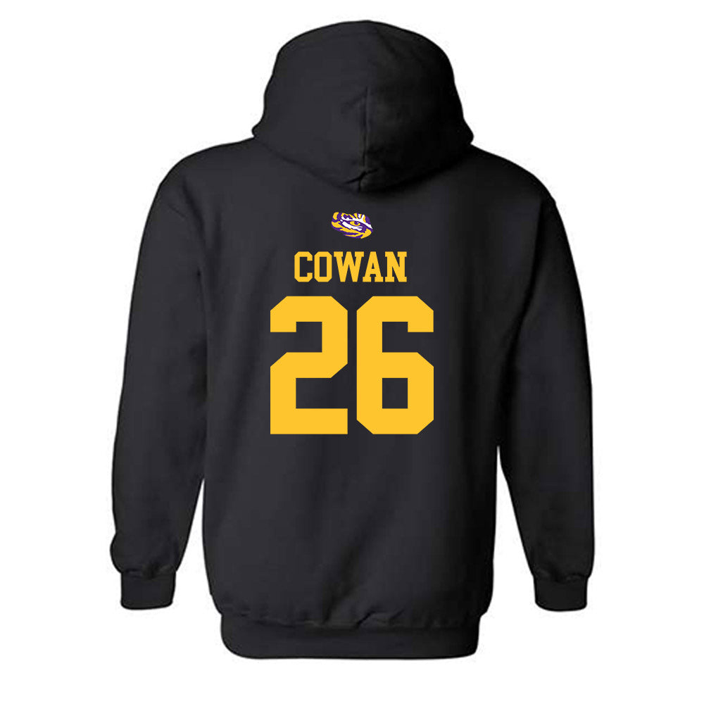 LSU - NCAA Baseball : Zac Cowan - Replica Shersey Hooded Sweatshirt-1