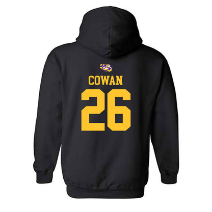 LSU - NCAA Baseball : Zac Cowan - Replica Shersey Hooded Sweatshirt-1