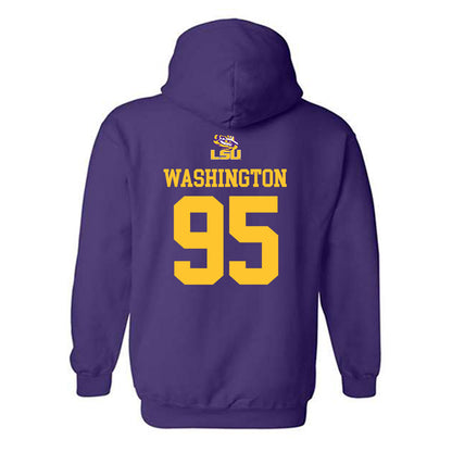 LSU - NCAA Football : Shone Washington - Replica Shersey Hooded Sweatshirt-1