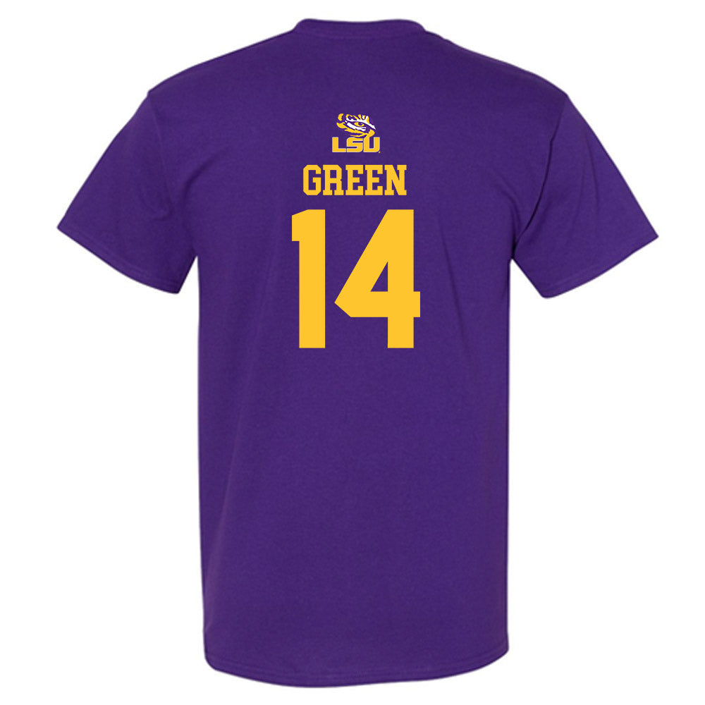 LSU - NCAA Football : Trey'Dez Green - Replica Shersey T-Shirt