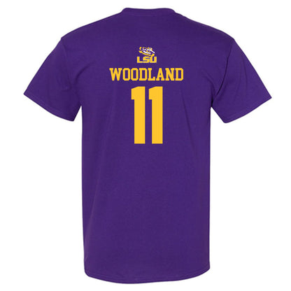 LSU - NCAA Football : PJ Woodland - Replica Shersey T-Shirt