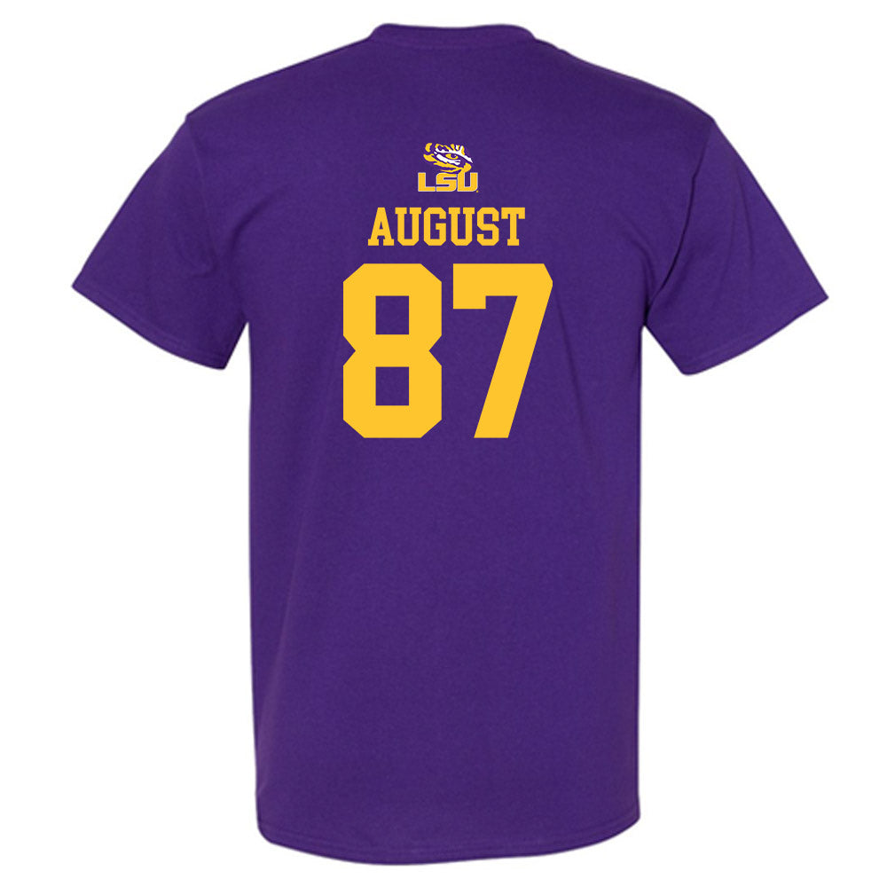 LSU - NCAA Football : Joey August - Replica Shersey T-Shirt