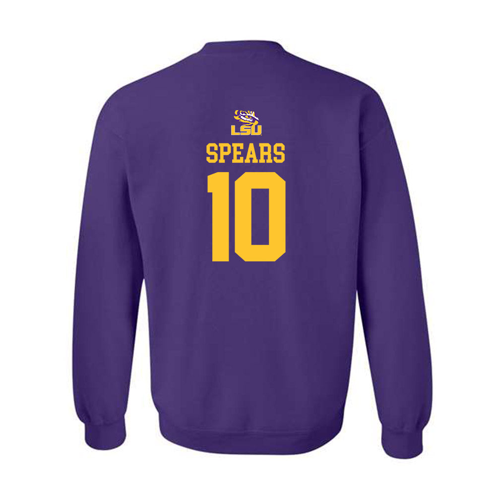 LSU - NCAA Football : Dashawn Spears - Replica Shersey Crewneck Sweatshirt-1