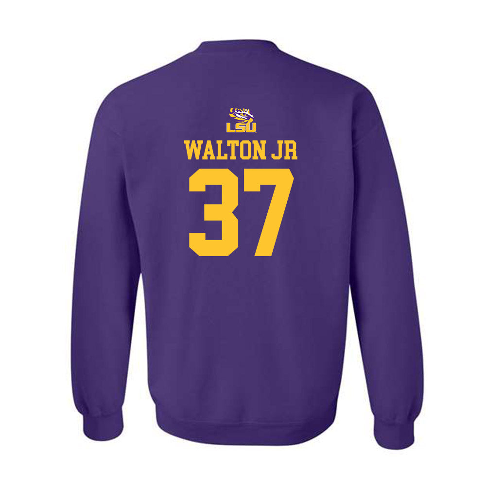 LSU - NCAA Football : Craig Walton Jr - Replica Shersey Crewneck Sweatshirt