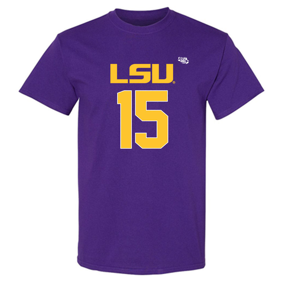 LSU - NCAA Football : Jaiden Braker - Replica Shersey T-Shirt-0