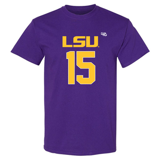 LSU - NCAA Football : Jaiden Braker - Replica Shersey T-Shirt-0