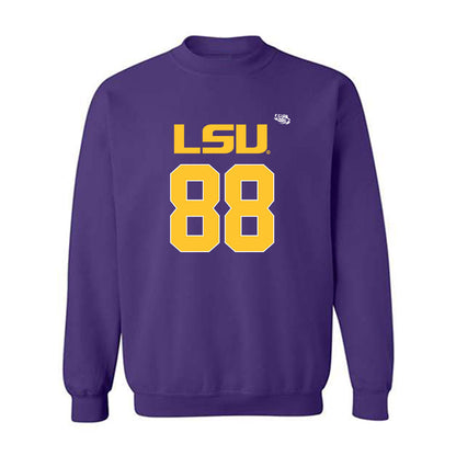 LSU - NCAA Football : Preston Hickey - Replica Shersey Crewneck Sweatshirt