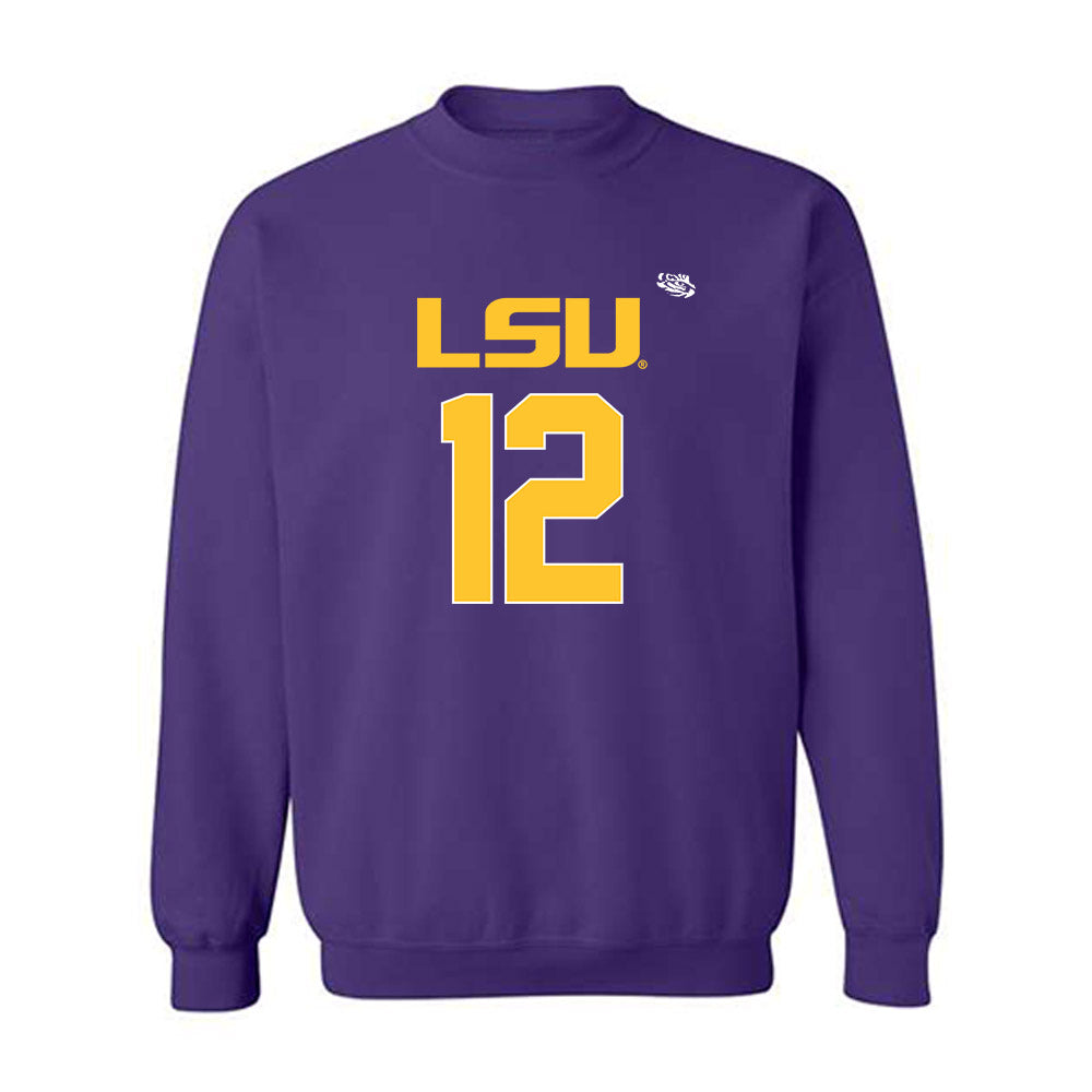 LSU - NCAA Football : Knox Dyson - Replica Shersey Crewneck Sweatshirt