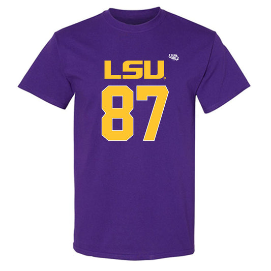 LSU - NCAA Football : Joey August - Replica Shersey T-Shirt