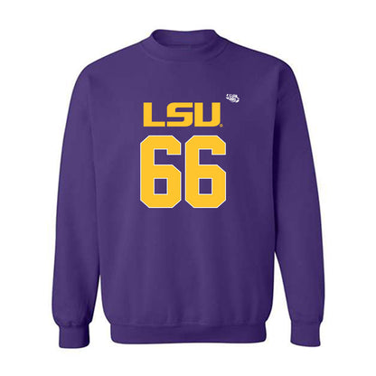 LSU - NCAA Football : Will Campbell - Replica Shersey Crewneck Sweatshirt