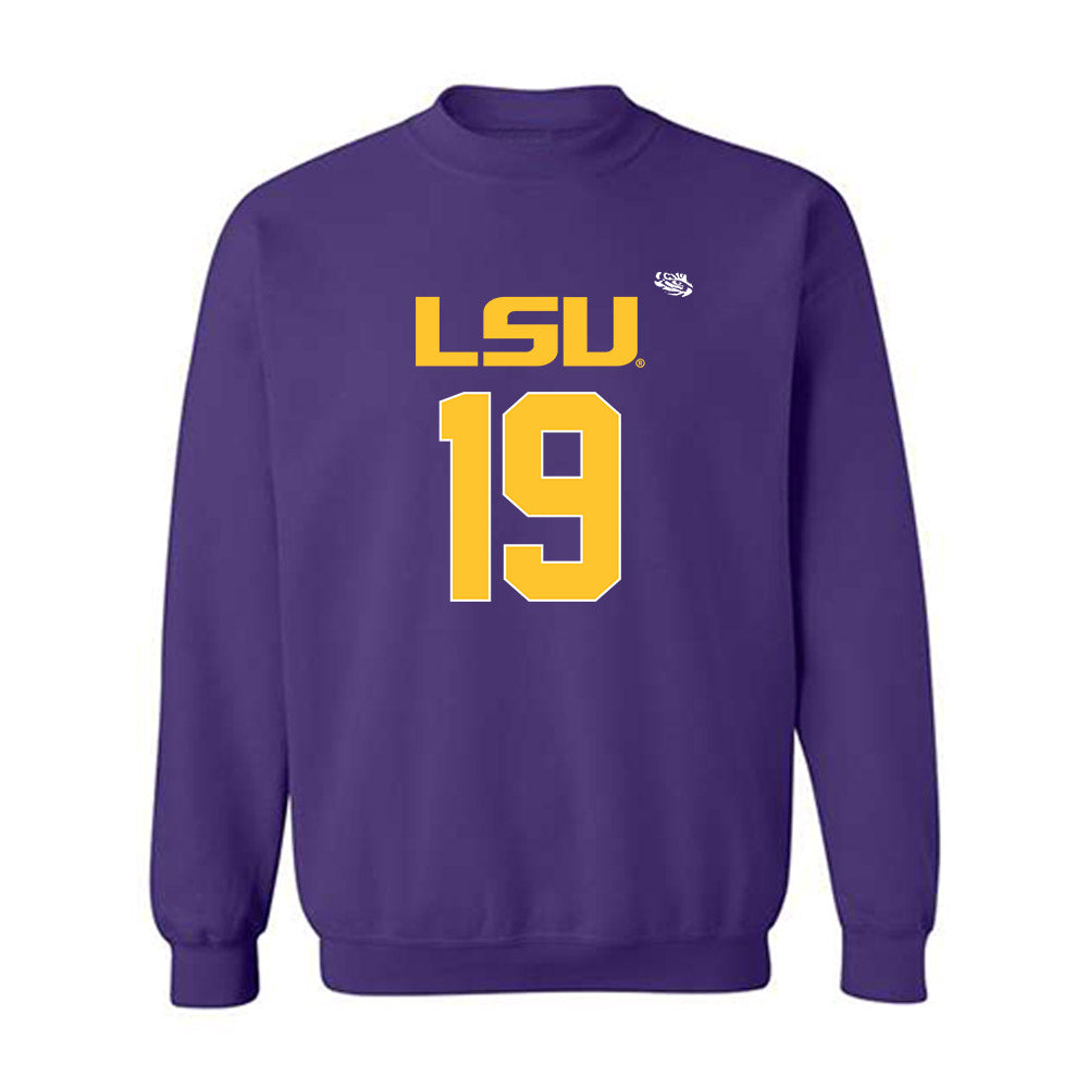 LSU - NCAA Football : Javen Nicholas - Replica Shersey Crewneck Sweatshirt