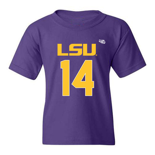 LSU - NCAA Football : Trey'Dez Green - Replica Shersey Youth T-Shirt