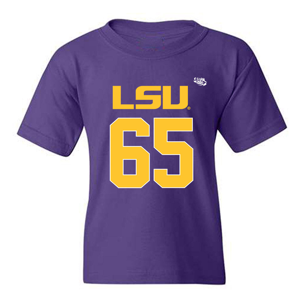 LSU - NCAA Football : Paul Mubenga - Replica Shersey Youth T-Shirt-0
