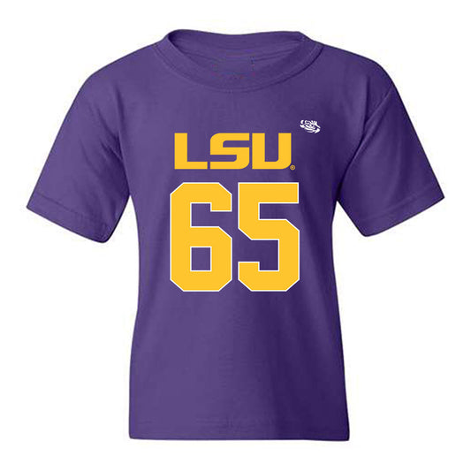 LSU - NCAA Football : Paul Mubenga - Replica Shersey Youth T-Shirt-0