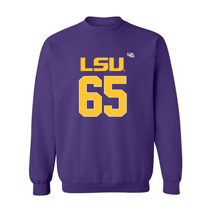 LSU - NCAA Football : Paul Mubenga - Replica Shersey Crewneck Sweatshirt-0