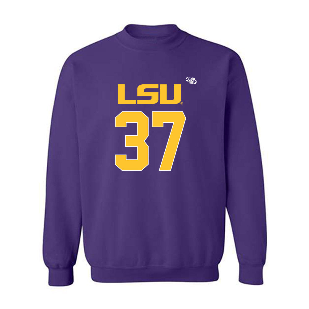 LSU - NCAA Football : Craig Walton Jr - Replica Shersey Crewneck Sweatshirt