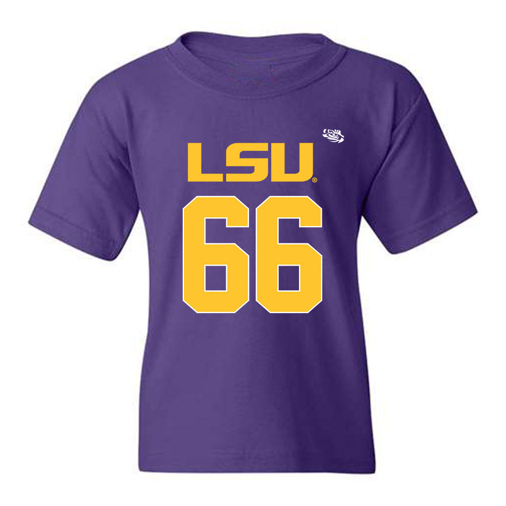 LSU - NCAA Football : Will Campbell - Replica Shersey Youth T-Shirt