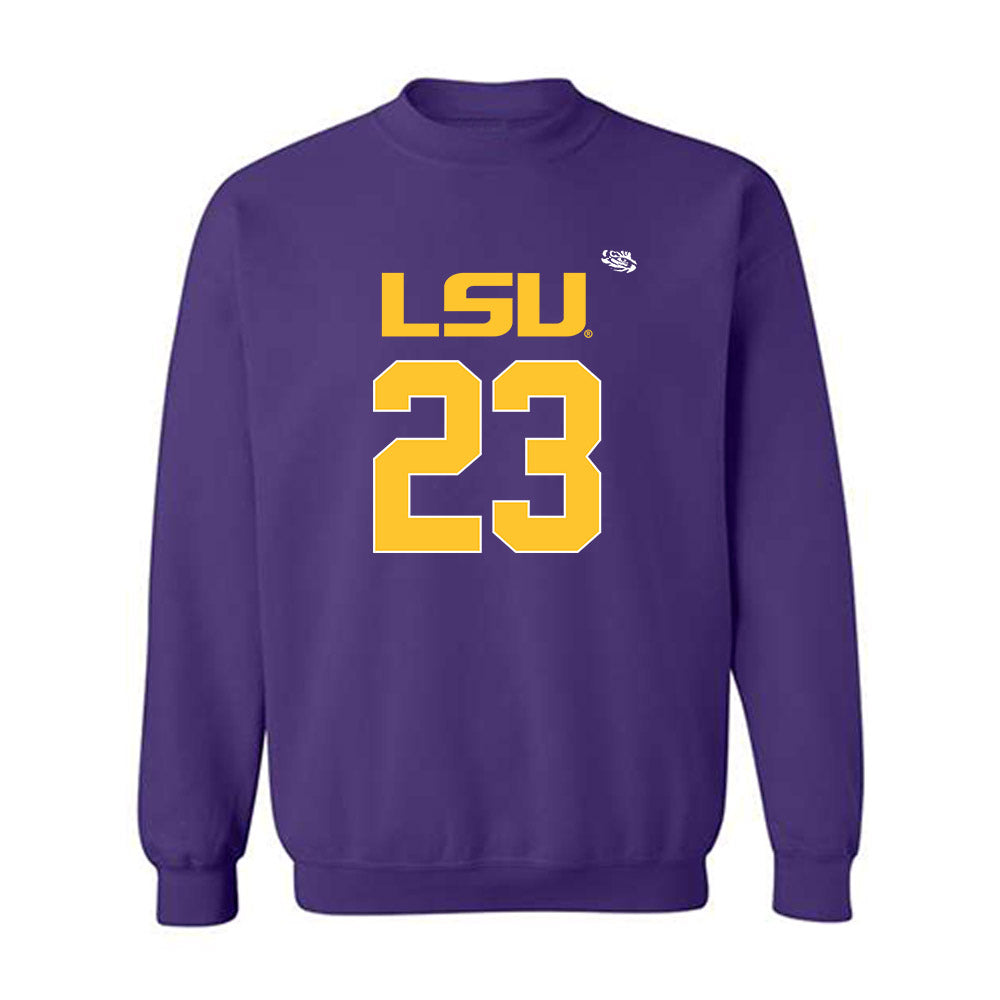 LSU - NCAA Football : Aidan Anding - Replica Shersey Crewneck Sweatshirt-0