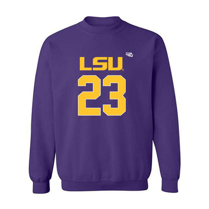 LSU - NCAA Football : Aidan Anding - Replica Shersey Crewneck Sweatshirt-0