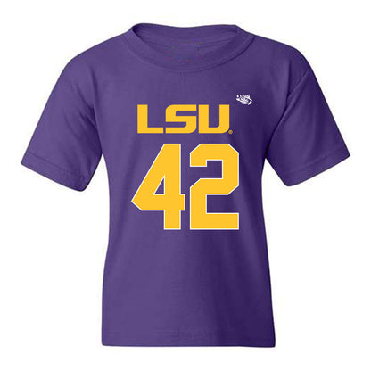 LSU - NCAA Football : Davhon Keys - Replica Shersey Youth T-Shirt