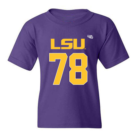 LSU - NCAA Football : Coen Echols - Replica Shersey Youth T-Shirt-0