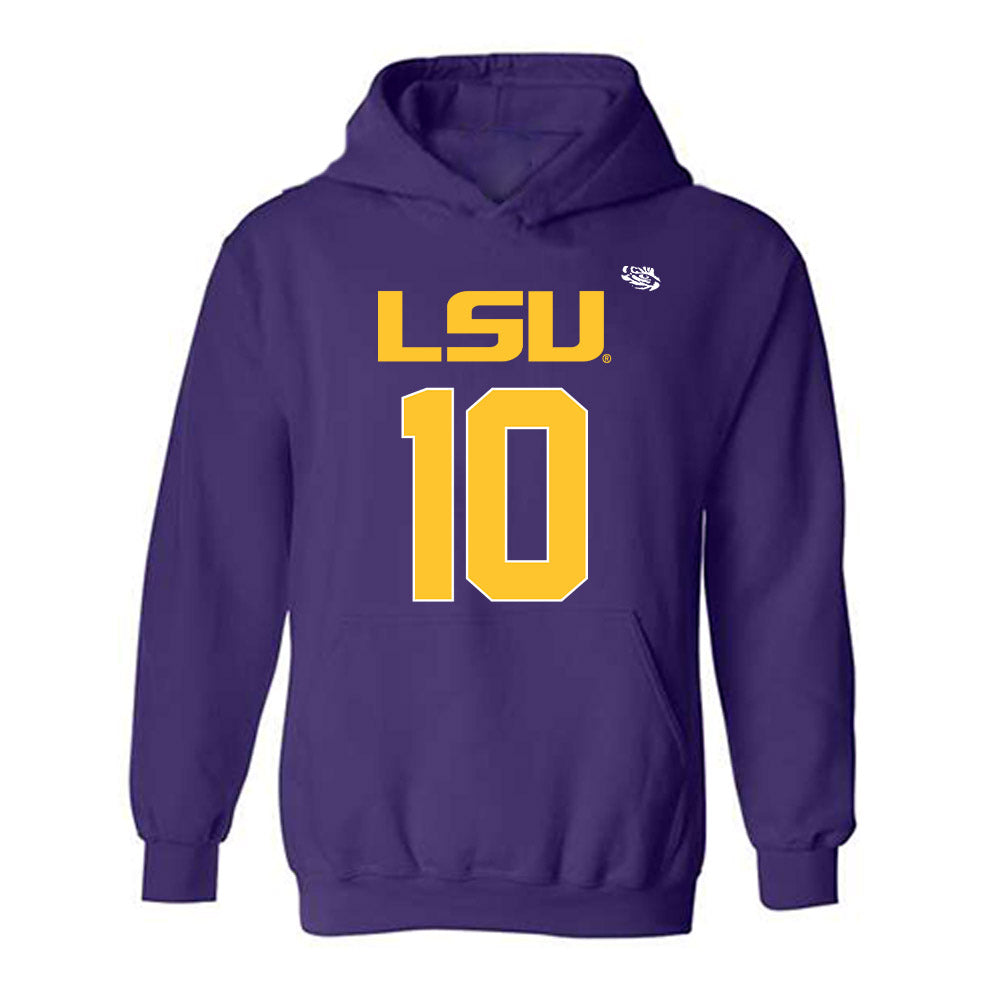 LSU - NCAA Football : Dashawn Spears - Replica Shersey Hooded Sweatshirt-0