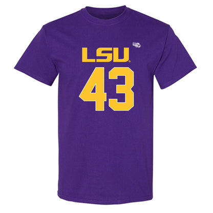 LSU - NCAA Football : Matt Jayne Jr - Replica Shersey T-Shirt