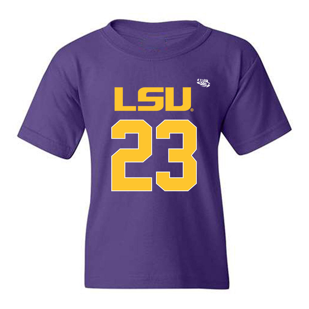 LSU - NCAA Football : Aidan Anding - Replica Shersey Youth T-Shirt-0