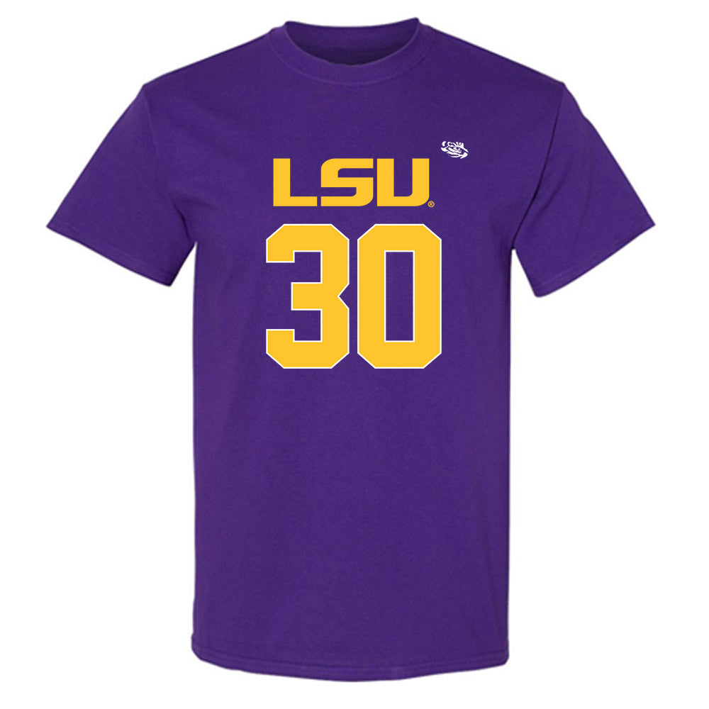 LSU - NCAA Football : Charles Ross II - Replica Shersey T-Shirt-0