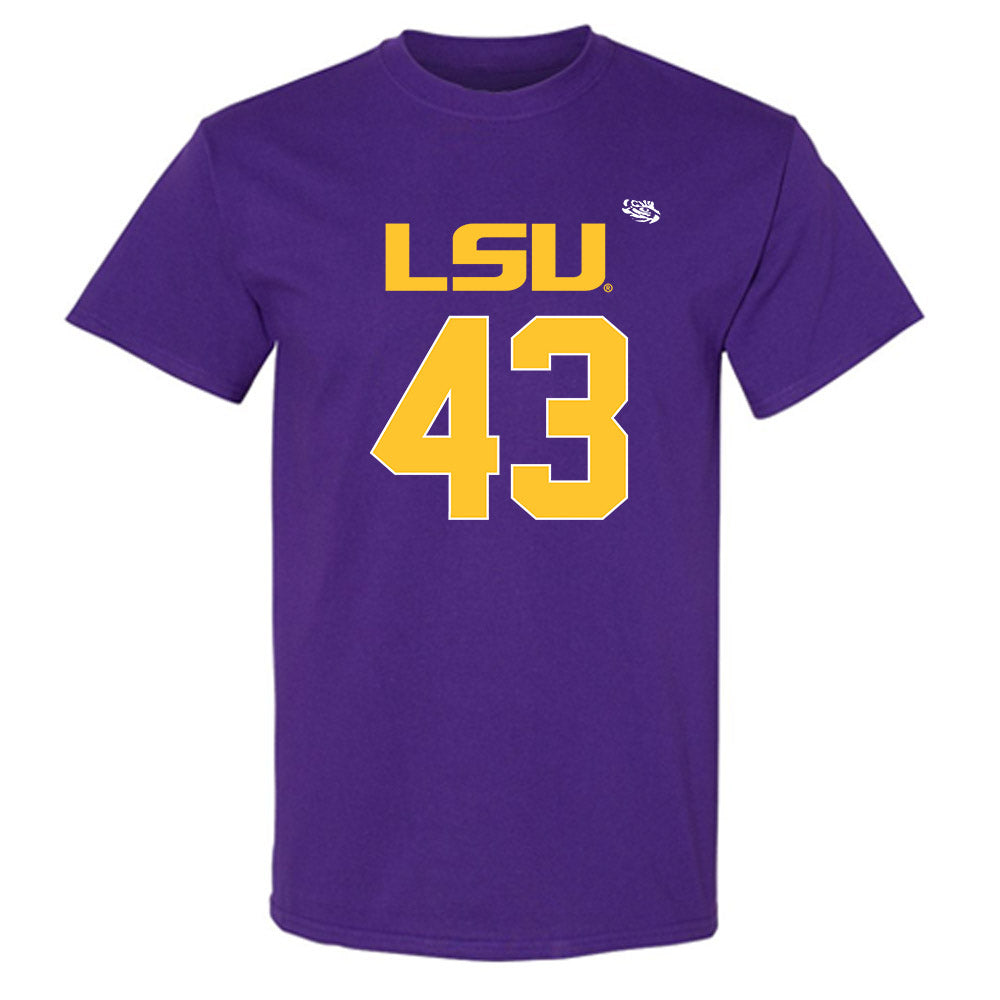 LSU - NCAA Football : Silas Hall - Replica Shersey T-Shirt-0