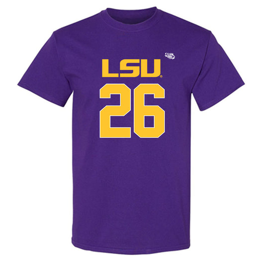 LSU - NCAA Football : Cowinn Helaire - Replica Shersey T-Shirt