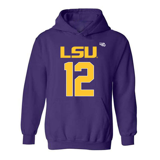 LSU - NCAA Football : Jimari Butler - Replica Shersey Hooded Sweatshirt-0