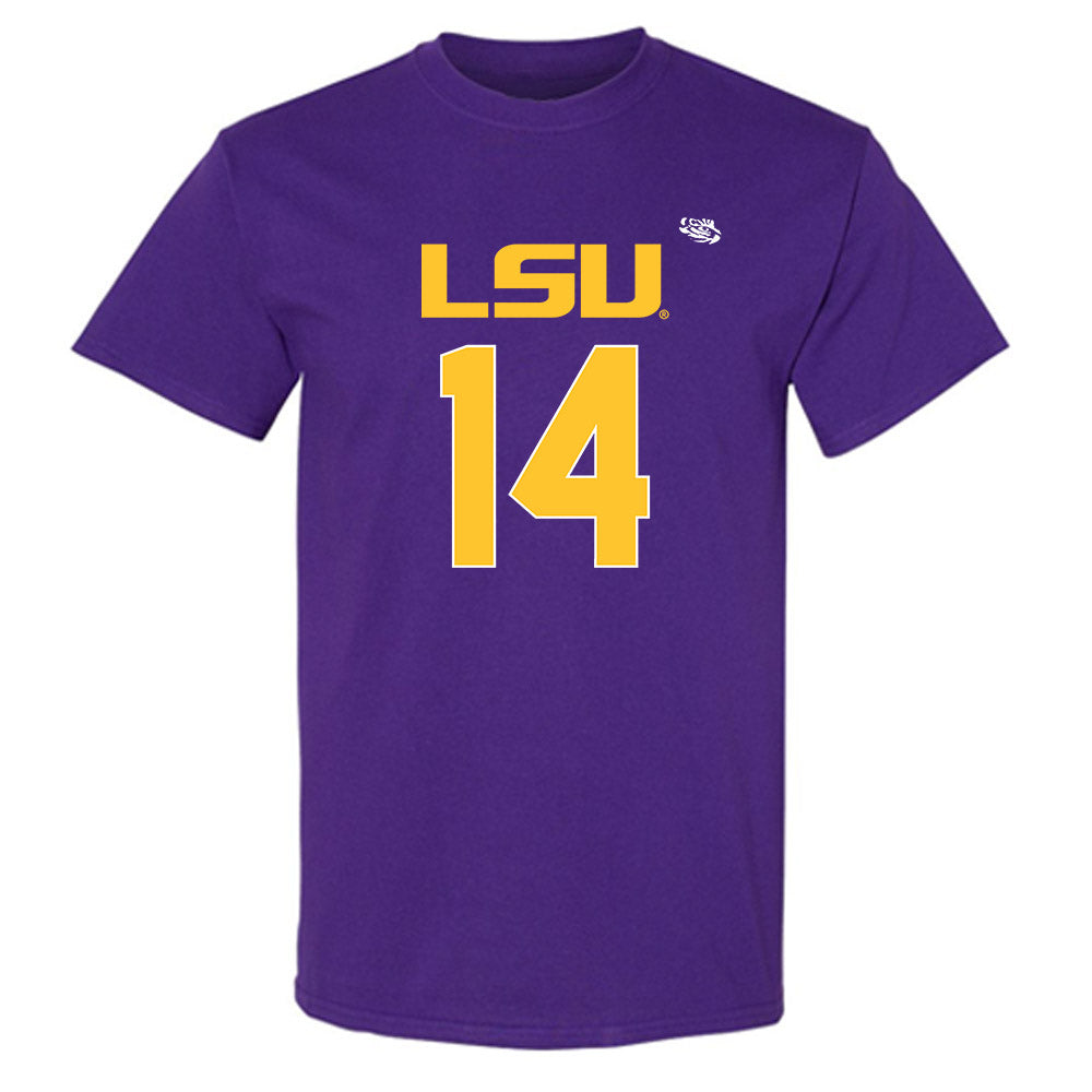 LSU - NCAA Football : Trey'Dez Green - Replica Shersey T-Shirt