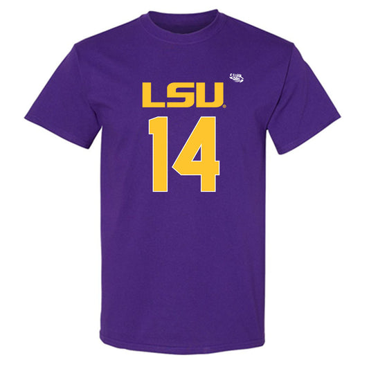 LSU - NCAA Football : Trey'Dez Green - Replica Shersey T-Shirt