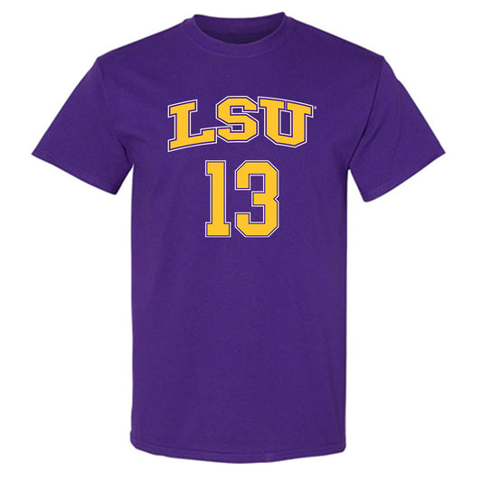 LSU - NCAA Men's Basketball : Matthew Gilhool - Replica Shersey T-Shirt-0