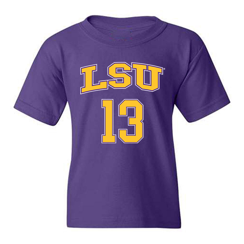LSU - NCAA Men's Basketball : Matthew Gilhool - Replica Shersey Youth T-Shirt-0