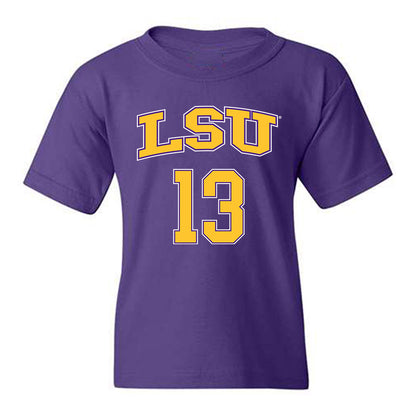 LSU - NCAA Men's Basketball : Matthew Gilhool - Replica Shersey Youth T-Shirt-0