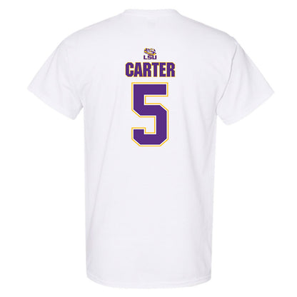 LSU - NCAA Men's Basketball : Cam Carter - Replica Shersey T-Shirt