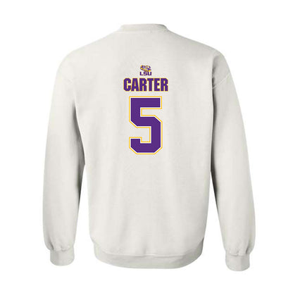 LSU - NCAA Men's Basketball : Cam Carter - Replica Shersey Crewneck Sweatshirt