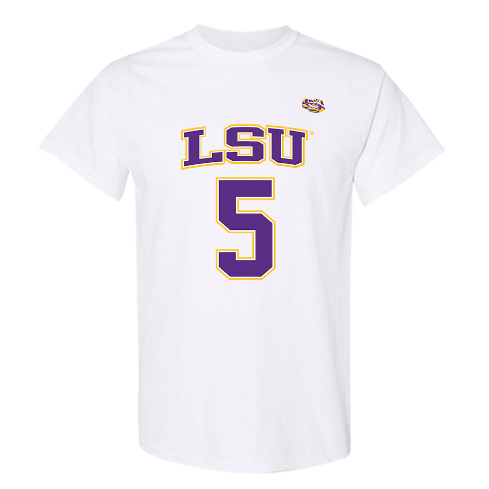 LSU - NCAA Men's Basketball : Cam Carter - Replica Shersey T-Shirt